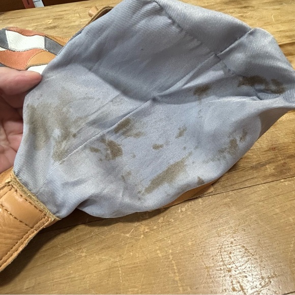 Linea Pelle Leather Patchwork Two Way Bag - Picture 12 of 13